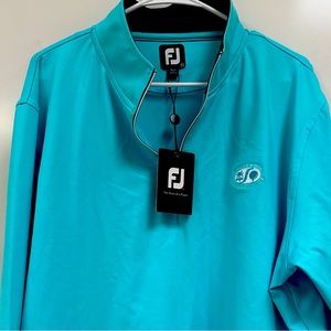 Men’s FootJoy NWT 1/4 Zip Turquoise pullover
